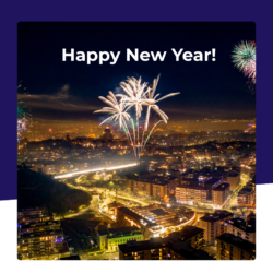 Foto de Feliz Año Nuevo con fuegos artificiales