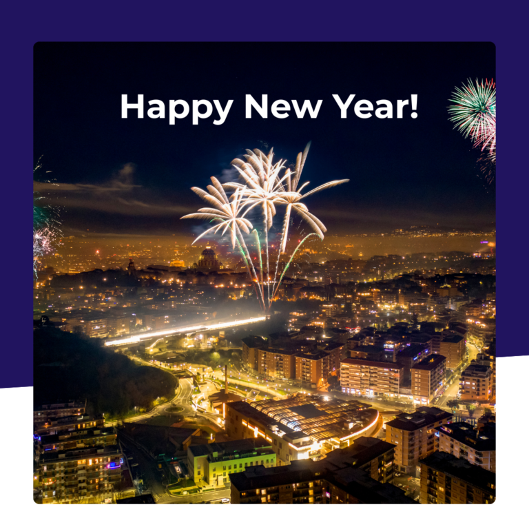 Foto de Feliz Año Nuevo con fuegos artificiales